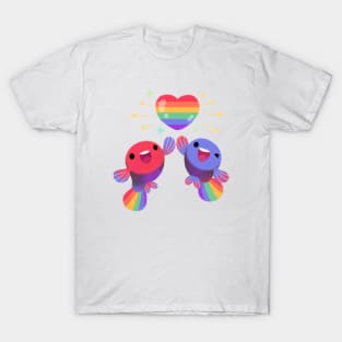 Rainbow guppy 4 T-Shirt